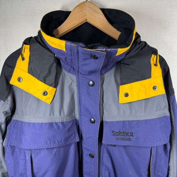 SOLSTICE Microshed Ski Jacket Size M 90s Style Retro Parka Snow Winter Skiing - Picture 2 of 16